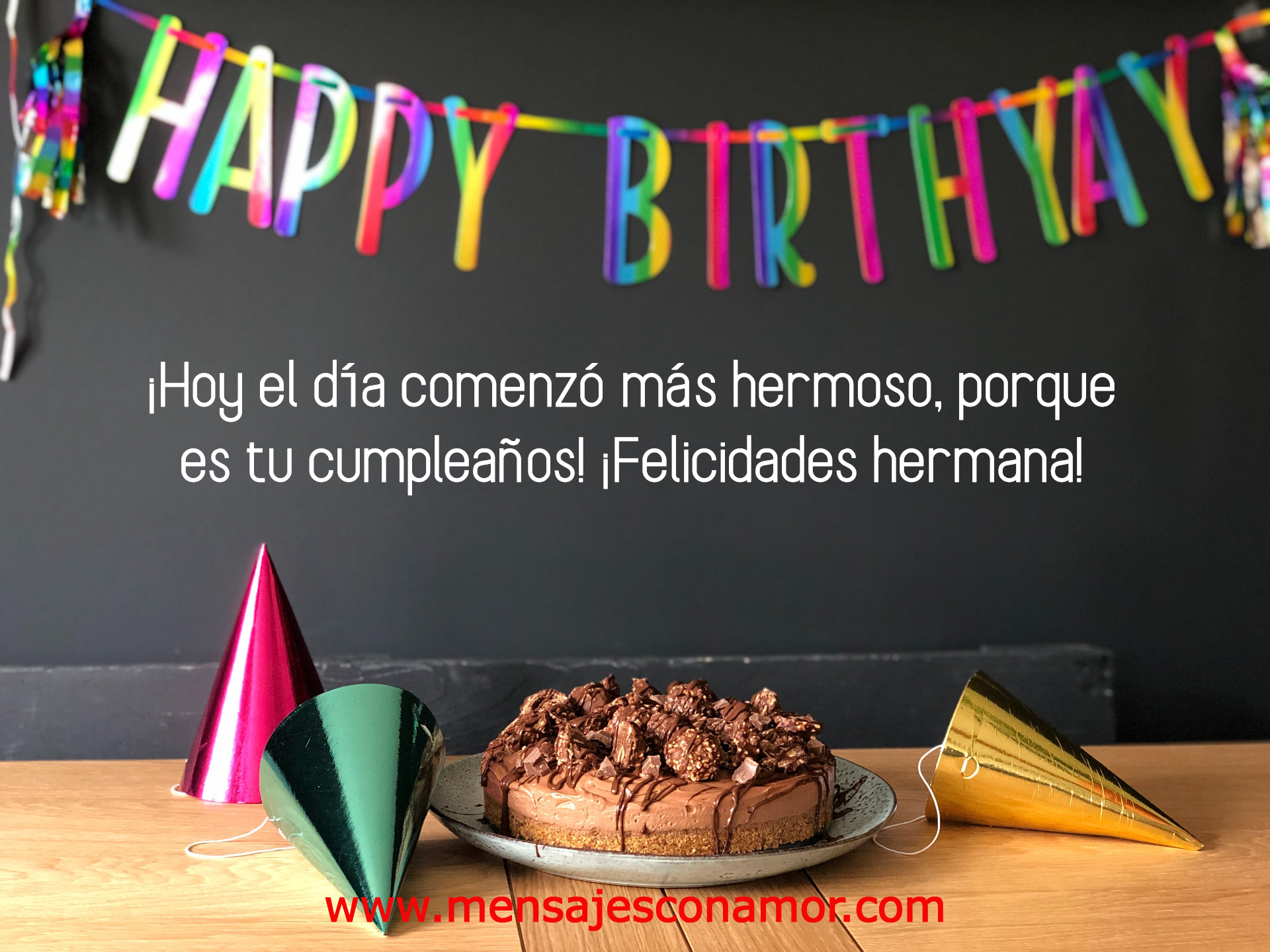 frases para cumpleaños de mi hermana