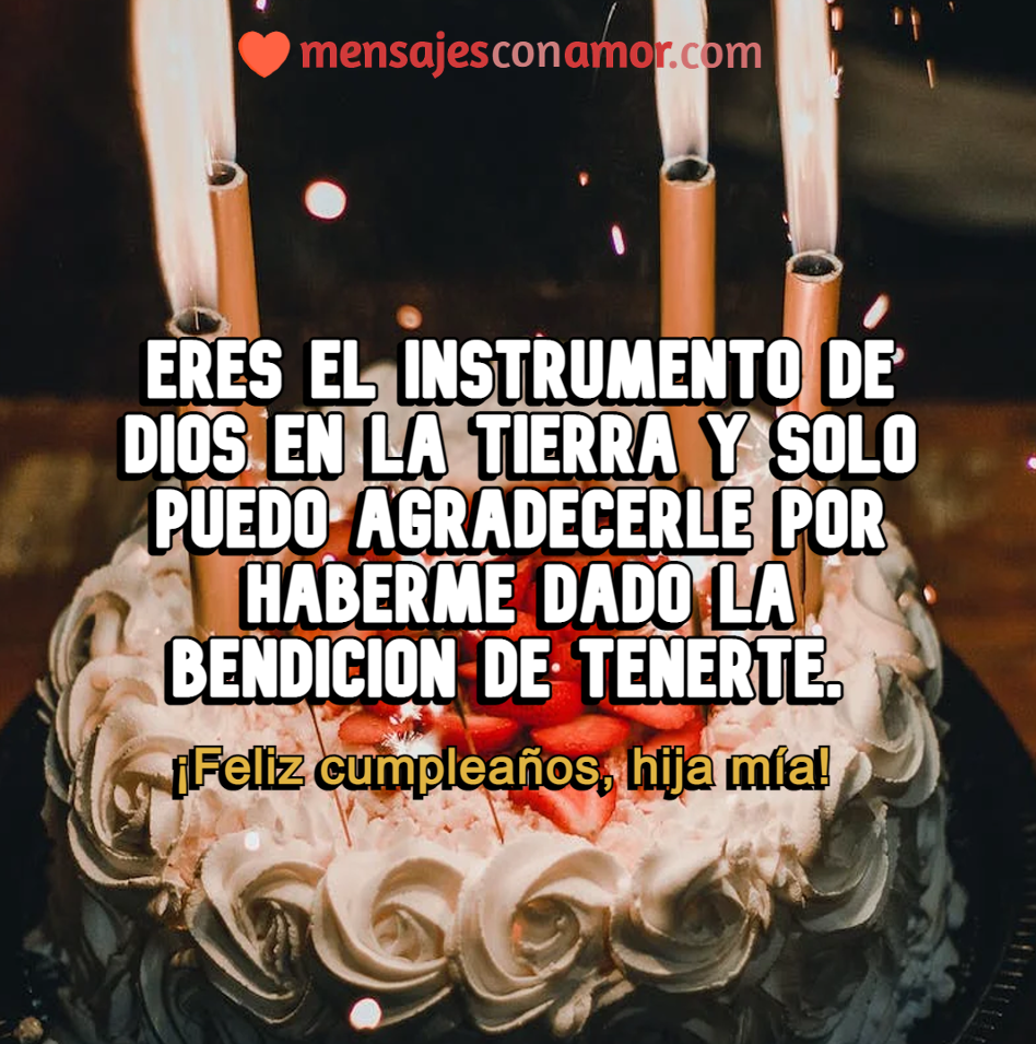 mensajes de cumpleaños para hija